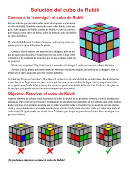 Solución del cubo de Rubik en PDF