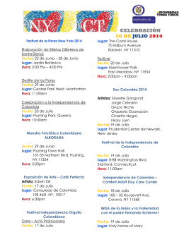 celebración 20 de julio 2014 - Consulado de Colombia en Nueva York