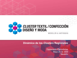 Cluster Textil/Confección, Diseño y Moda