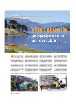 Turismo: Villa Pehuenia, un paraÃso natural por descubrir.