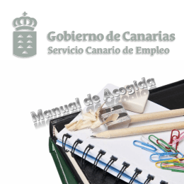 Manual de Acogida del Servicio Canario de Empleo