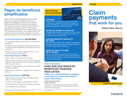 Claim payments