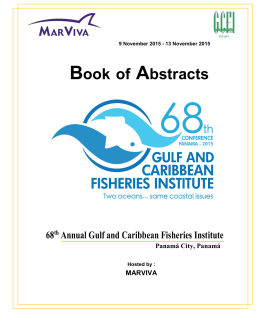 Book of Abstracts - Gulf and Caribbean Fisheries Institute