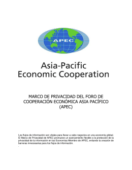 Marco de Privacidad del Foro de Cooperación Internacional APEC