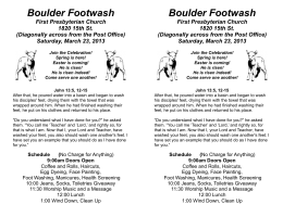Boulder Footwash Boulder Footwash