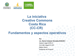 Presentación CC-CR - Cultura Libre Costa Rica