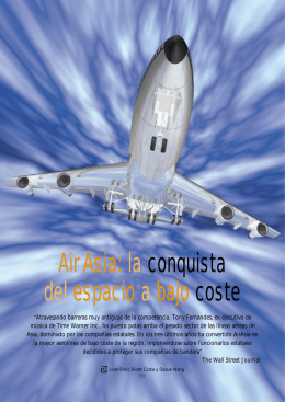 AirAsia: la conquista del espacio a bajo coste