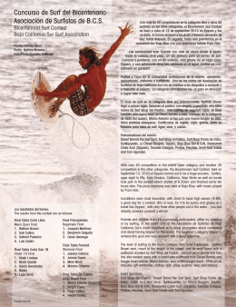 Concurso de Surf del Bicentenario Asociación de