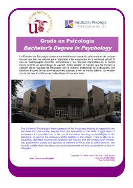 folleto bilingue_21_03_14 - Facultad de Psicología de la