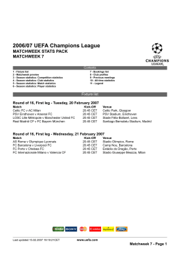 2006/07 UEFA Champions League
