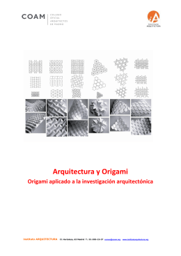 Arquitectura y Origami