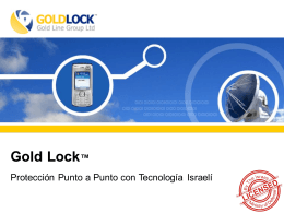 Presentación Gold Lock Español