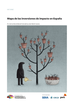 Mapa de las inversiones de impacto en España