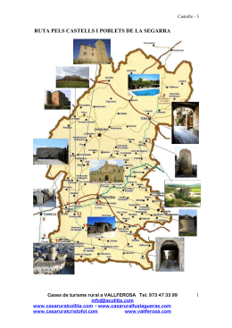 Ruta per castells de La Segarra i Urgell
