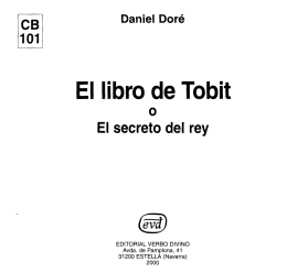 Daniel Dore - El Libro De Tobit (Cuadernos Biblicos).