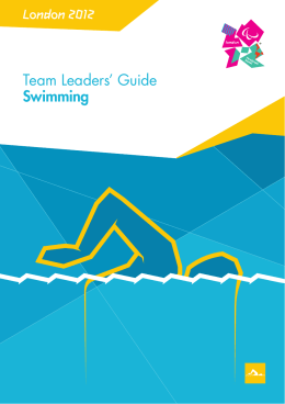 London 2012 Team Leaders` Guide Swimming