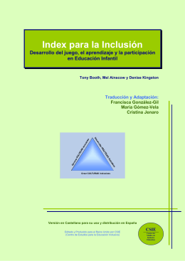 Index para la Inclusión - Centre for Studies on Inclusive Education