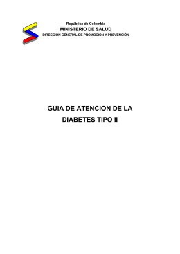 32Atencion de la Diabetes tipo 2 - Ministerio de Salud y Protección