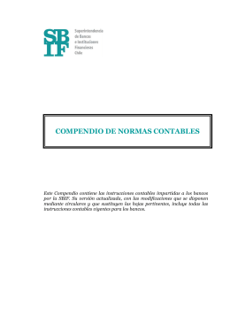 SBIF.cl - Compendio de Normas Contables Bancos