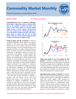 Commodity Market Report