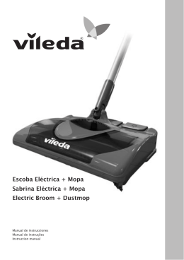Escoba Eléctrica + Mopa Sabrina Eléctrica + Mopa Electric Broom +