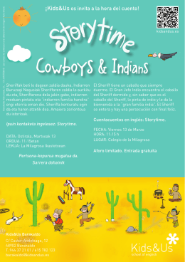 Cowboys & Indians - Kids&Us Barakaldo