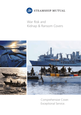 War Risk and K&R Covers