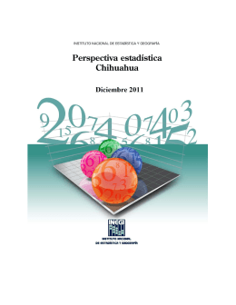 Perspectiva Estadística. Chihuahua. Diciembre 2011