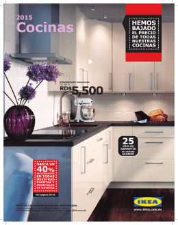 Catálogo IKEA Cocinas 2015