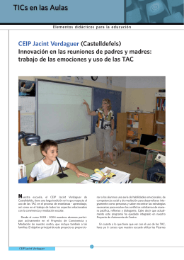 CEIP Jacint Verdaguer (Castelldefels) Innovación en las reuniones