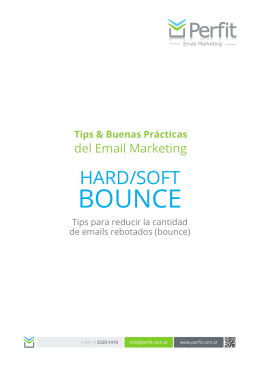 BOUNCE - Perfit Email Marketing