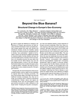 Beyond the Blue Banana? Structural Changes in