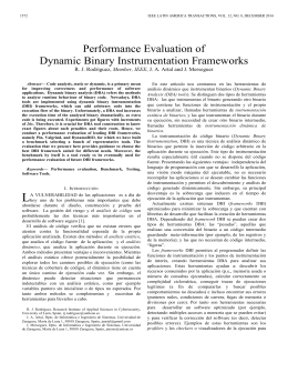 Performance Evaluation of Dynamic Binary Instrumentation