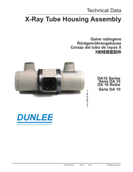 X-Ray Tube Housing Assembly