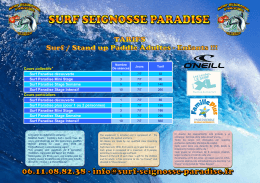 Cours collectifs* Surf Paradise découverte Surf Paradise Mini Stage