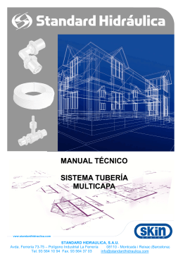 Manual técnico Sistema multicapa 2011