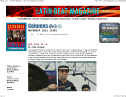 LBMO.com - Latin Beat Magazine - Latin Music Magazine