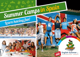 catalogos - Campamentos Verano | English Summer