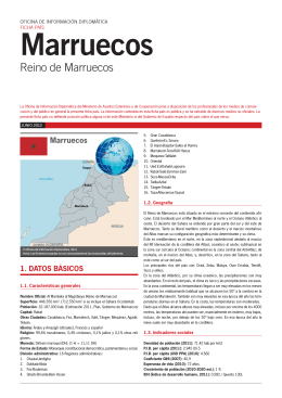 Ficha informativa Marruecos
