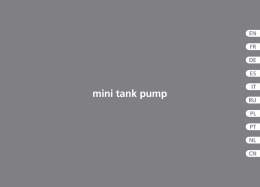 Mini Tank hoja de datos/instalar