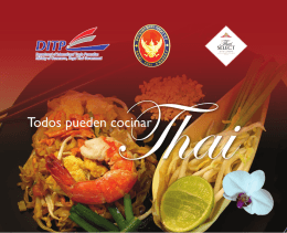 Todos pueden cocinar Thai - Embajada Real de Tailandia en México