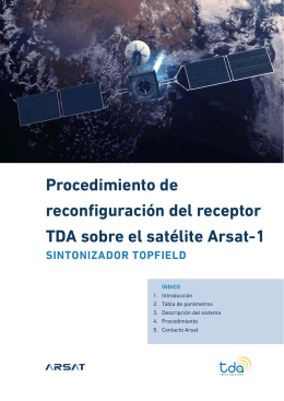 Instructivo para sintonizadores Topfield - TDA | Satelital