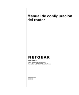 Manual de configuración del router