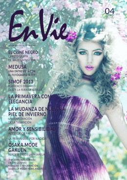 edición actual - En Vie | Fashion magazine