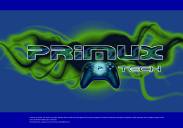Primux Tech 2013. The Primux Tech Logo, and other Primux marks