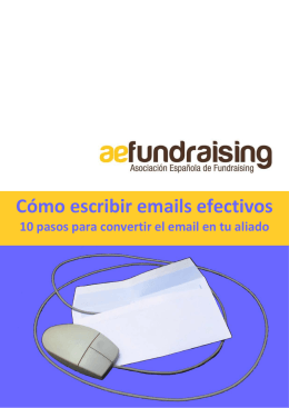 Cómo Escribir Emails Efectivos - Asociación Española de Fundraising