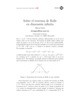 Sobre el teorema de Rolle en dimensión infinita