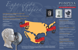 Infografía Pompeya - Instituto Nacional de Antropología e Historia