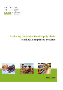 Exploring the Global Food Supply Chain Markets, Companies