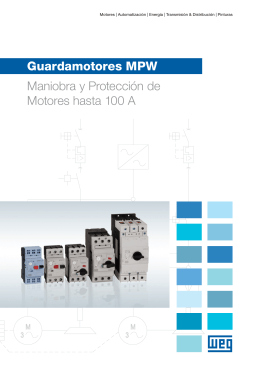 Guardamotores MPW Maniobra y Protección de Motores